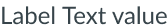 label value pair inline size small