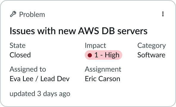 LVP stacked delimiters slashes