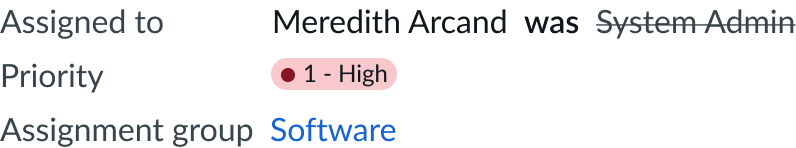 label value pair tabbed size medium