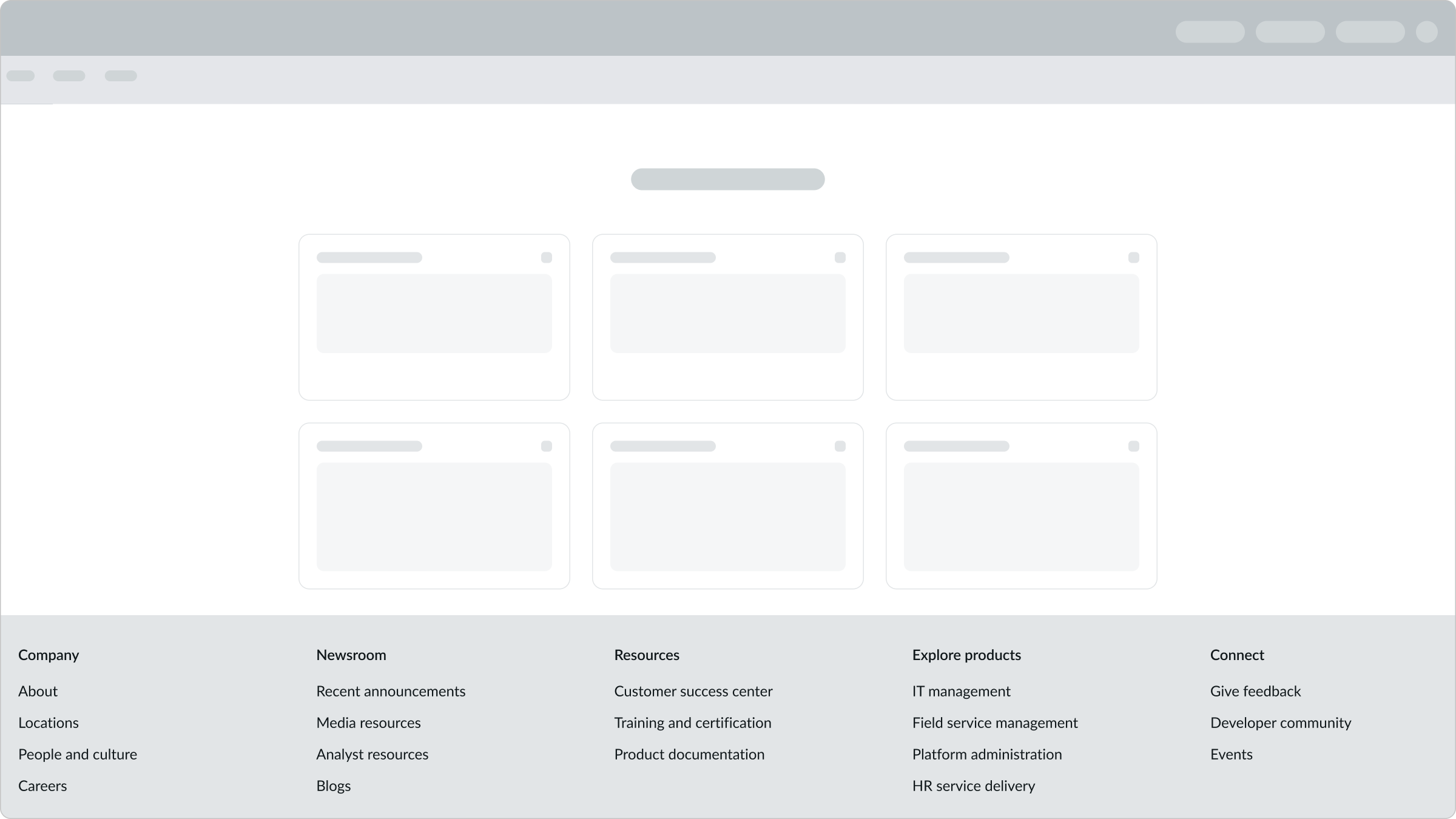 link set as part of the canvas footer component