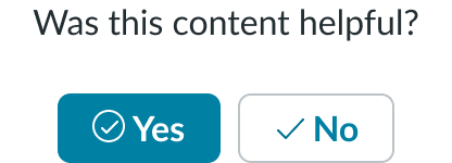 improper display of 2 positive icons with positive and negative action buttons for user feedback
