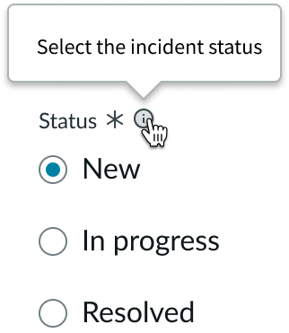 Field helper text example