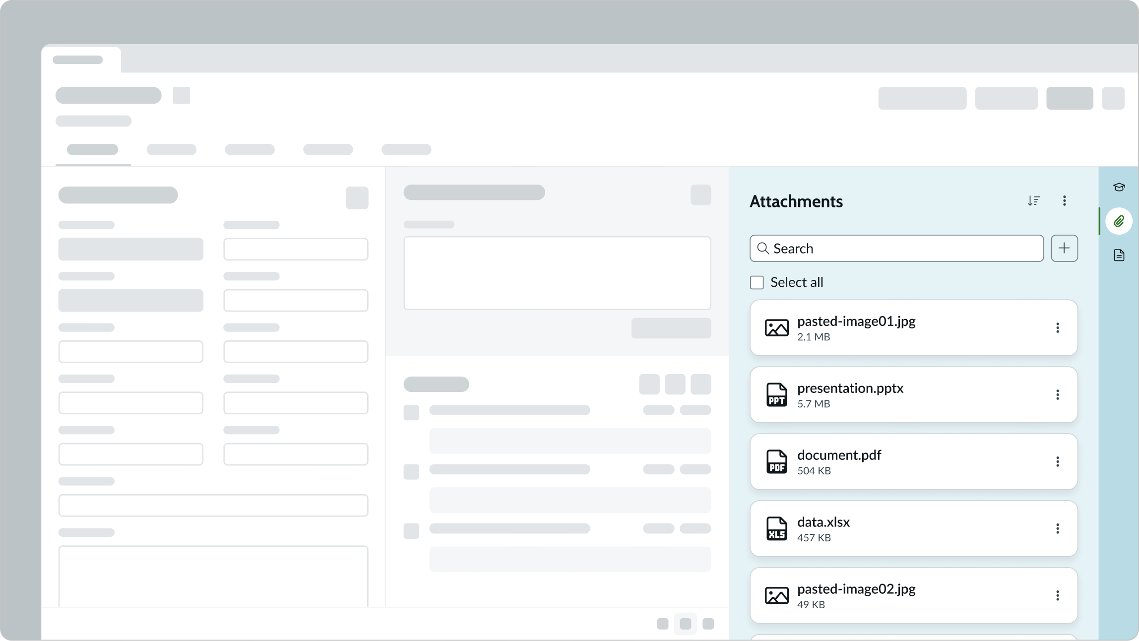 side panel attachment component expansion