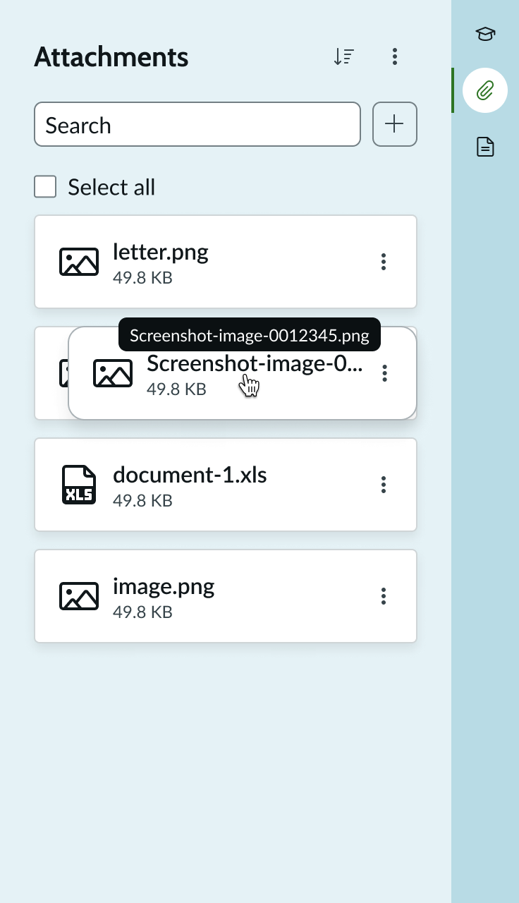 attachment tile truncation