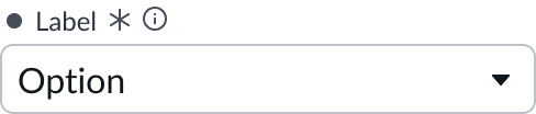 Shows the component with an unsaved field indicator.
