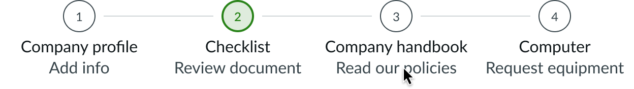 non\-numbered stepper