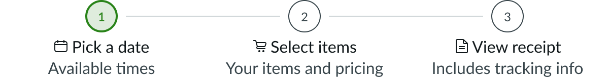 stepper with consistent step information