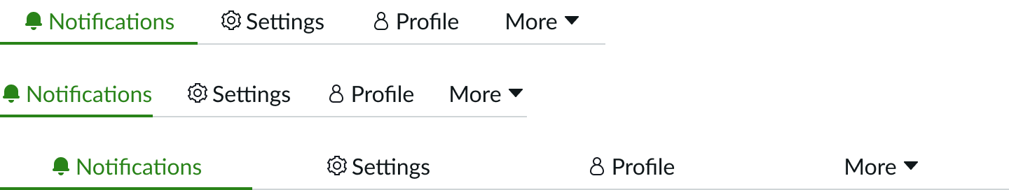 Tab Configuration Icon+Text