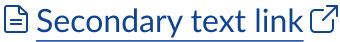 Text Link Secondary Variant