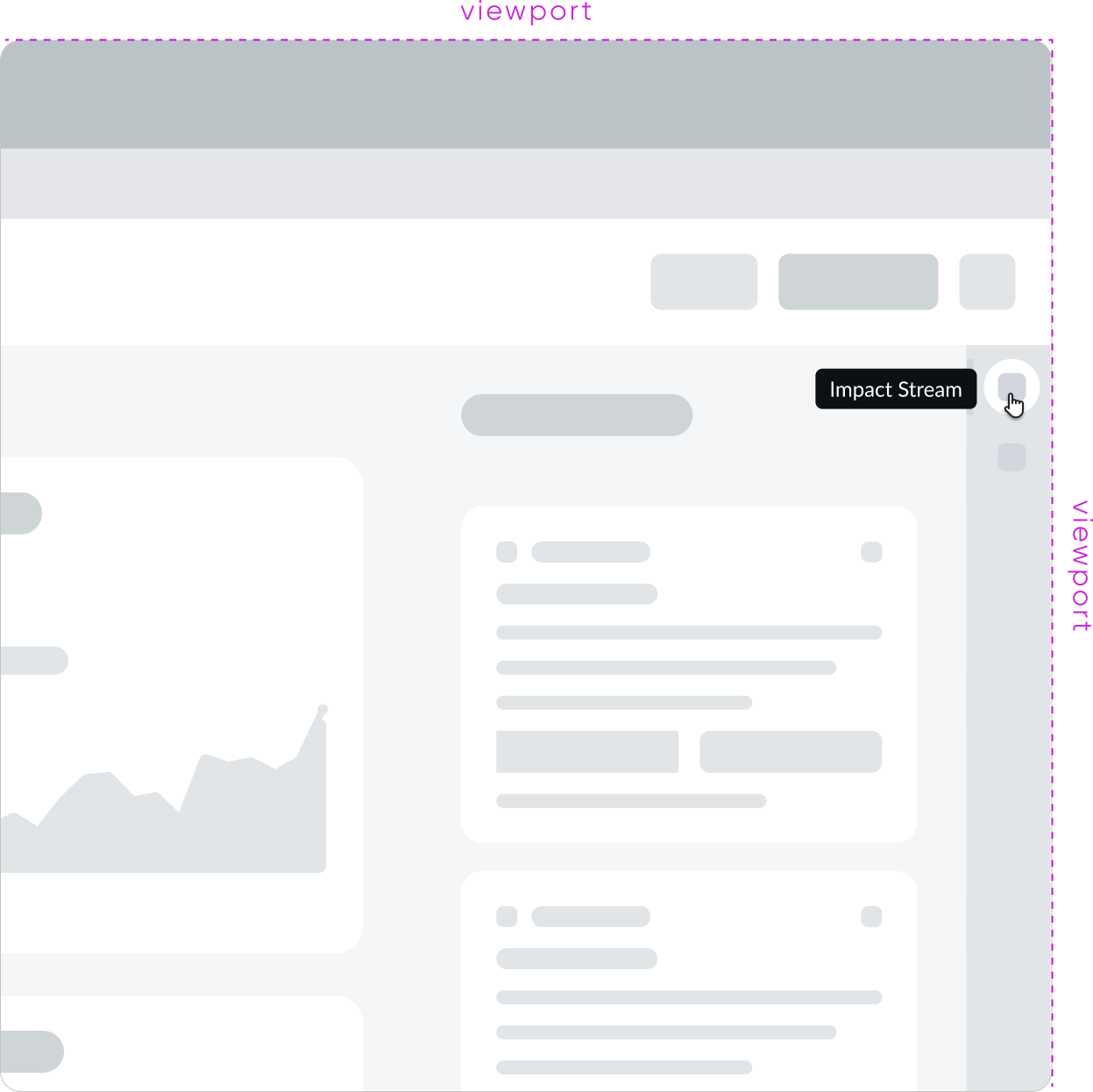Tooltip positioning viewport