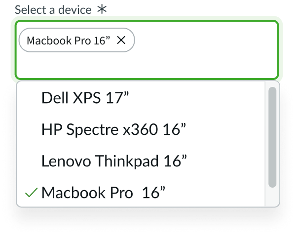 typeahead used incorrectly for one input item