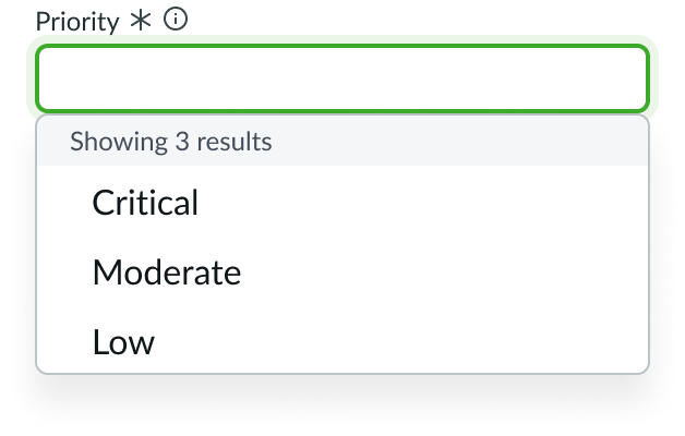 typeahead should not be used for a small list