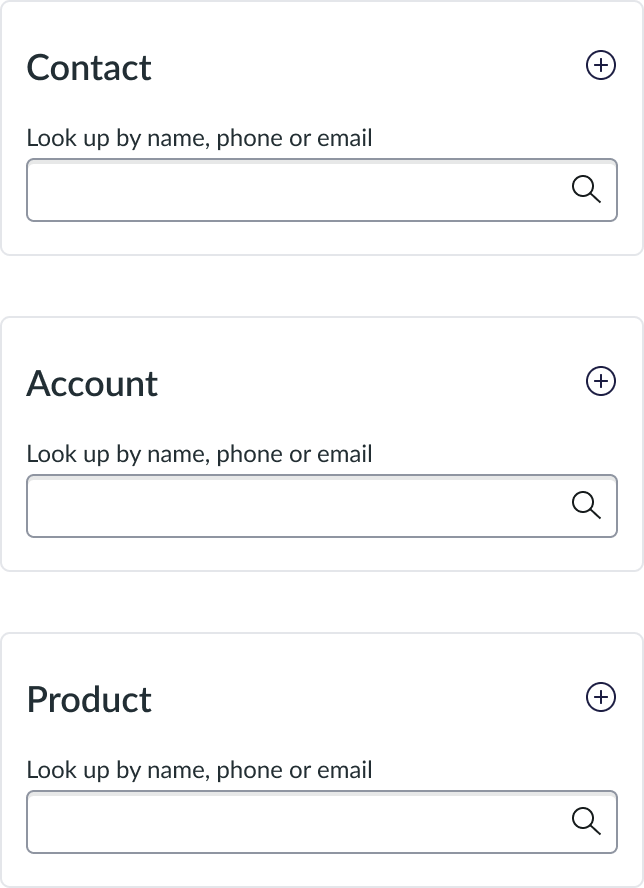 Search Card Reference