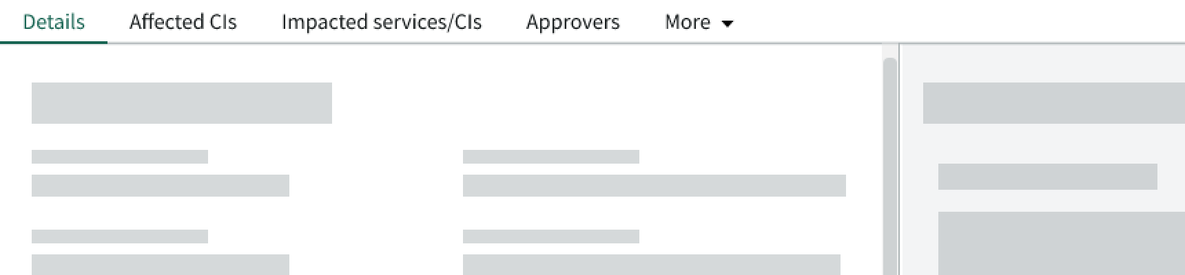 active state for record tabs