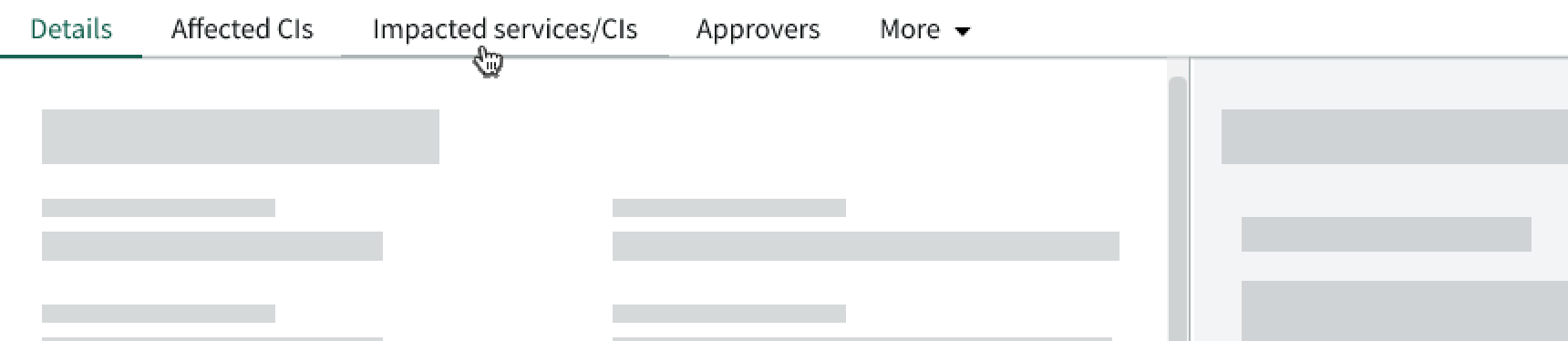 hover state for record tabs