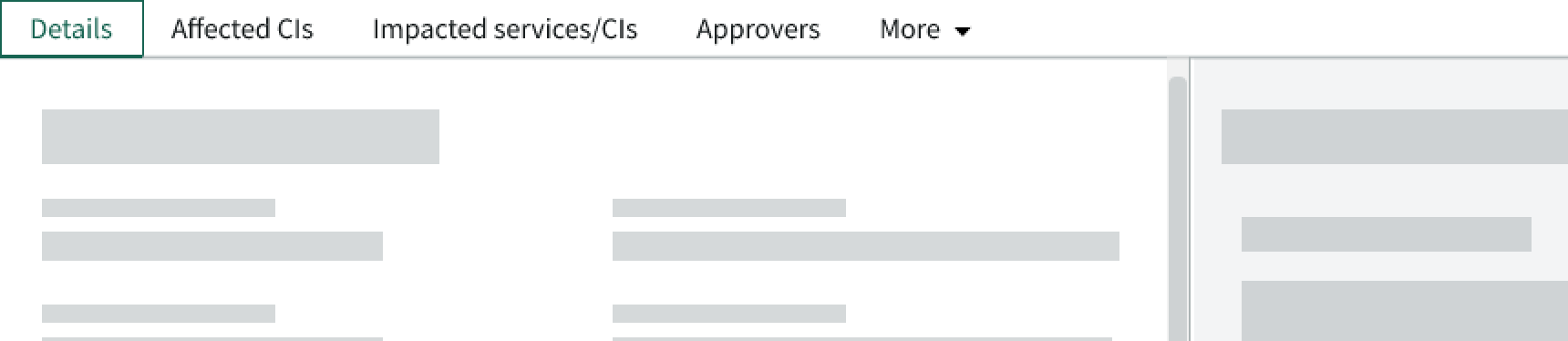 selected state for record tabs