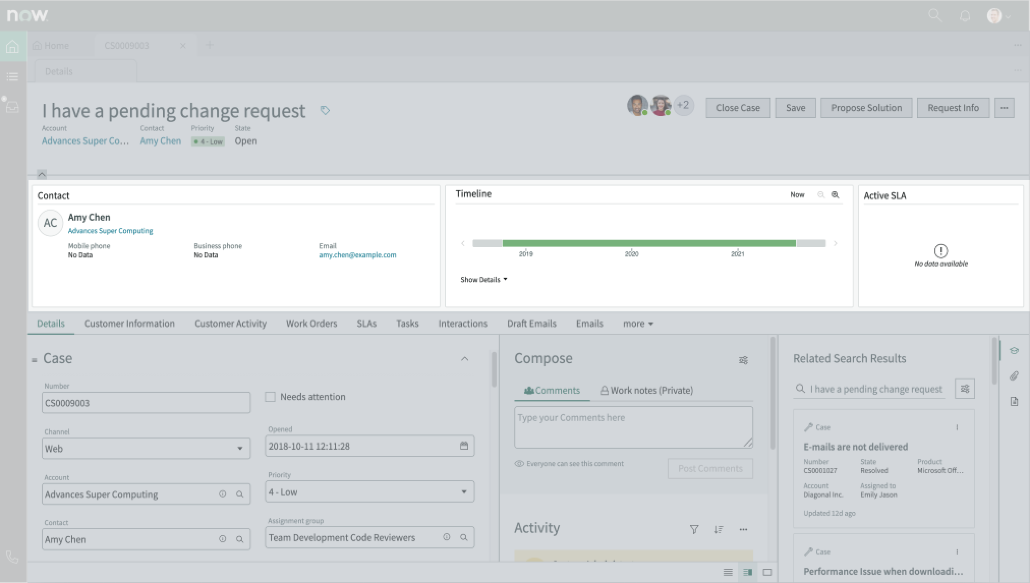 Shows the ribbon component highlighted on the page