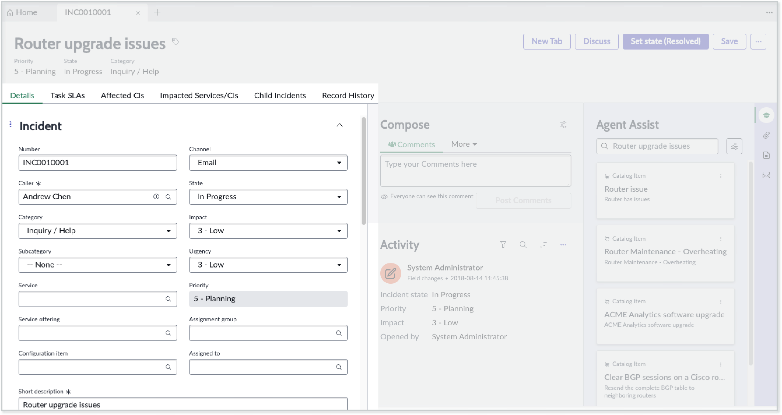 Shows the tabs component highlighted on the page