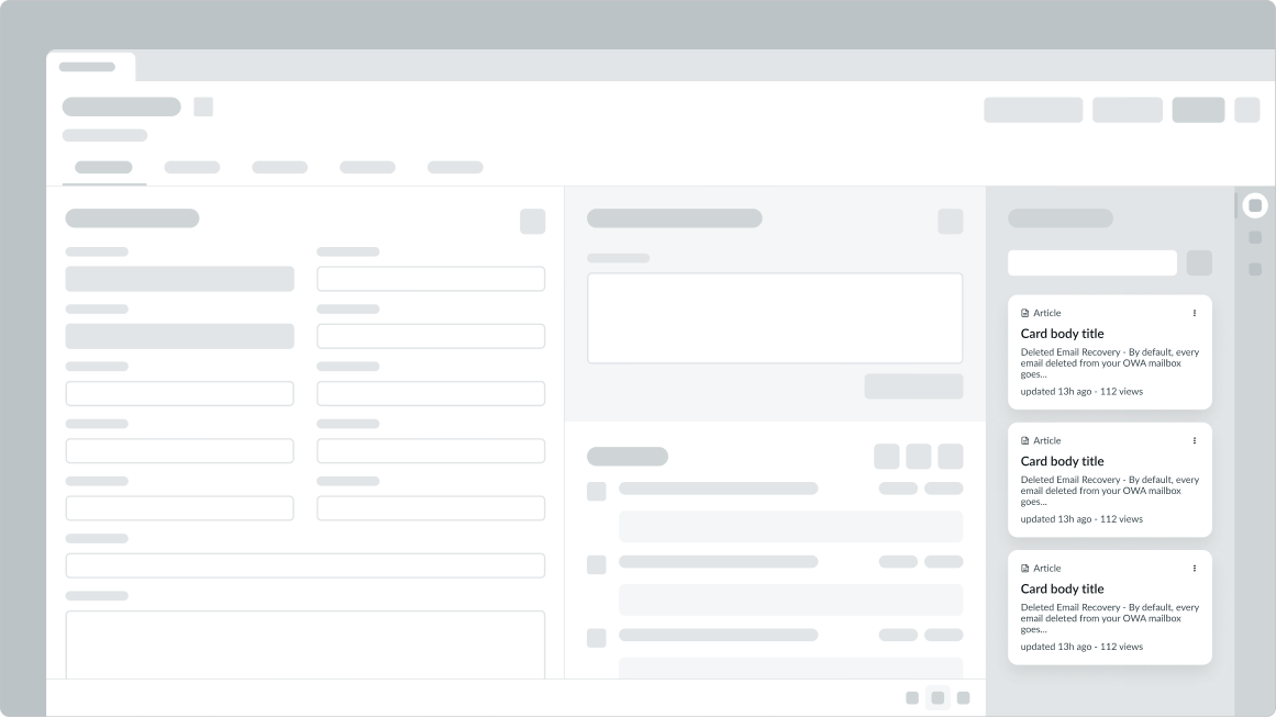 agent assist correctly placed inside the context of a record