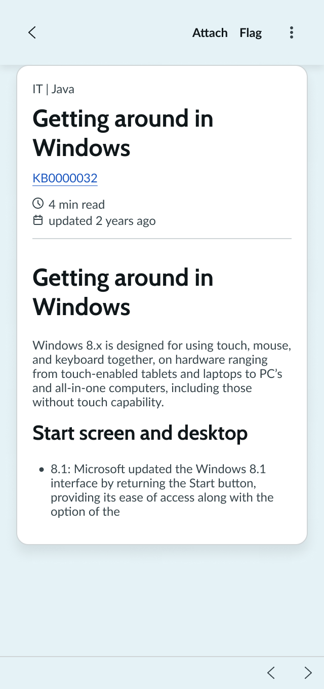 agent assist details view