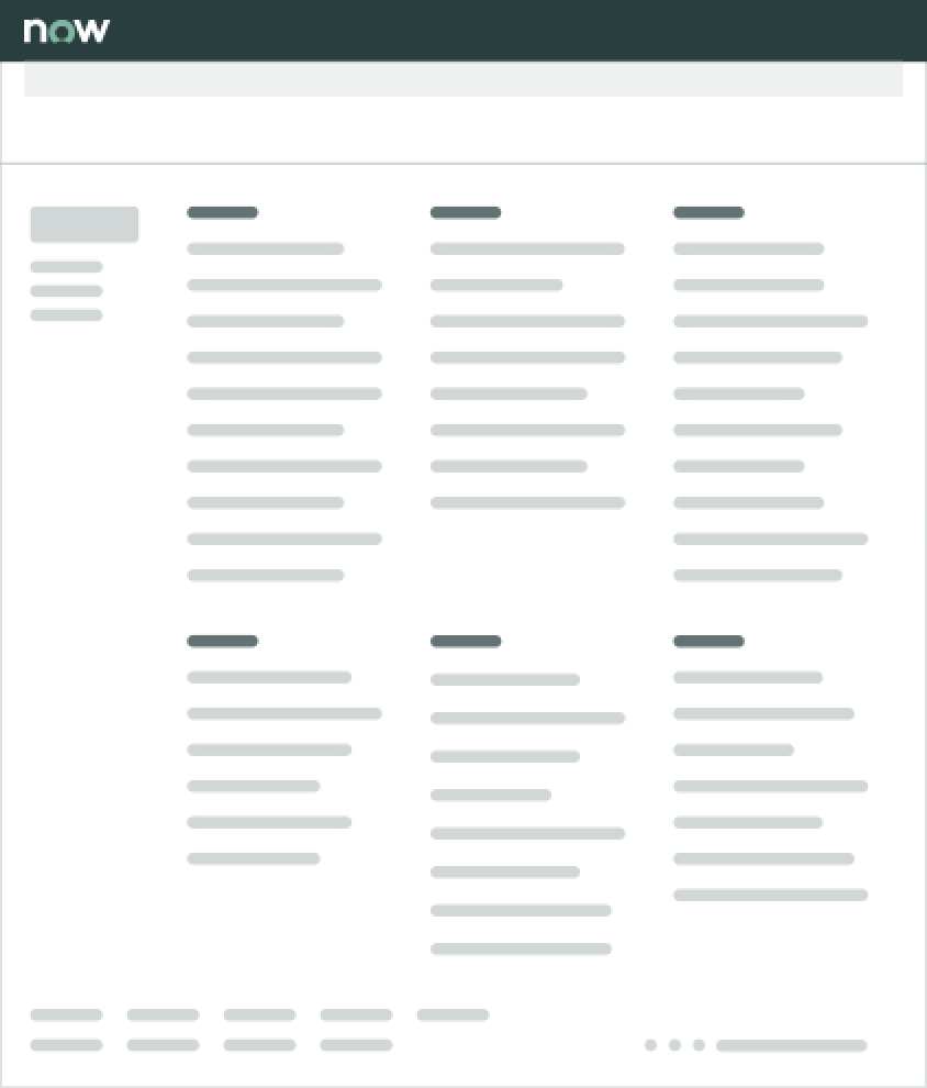 canvas footer with too many links