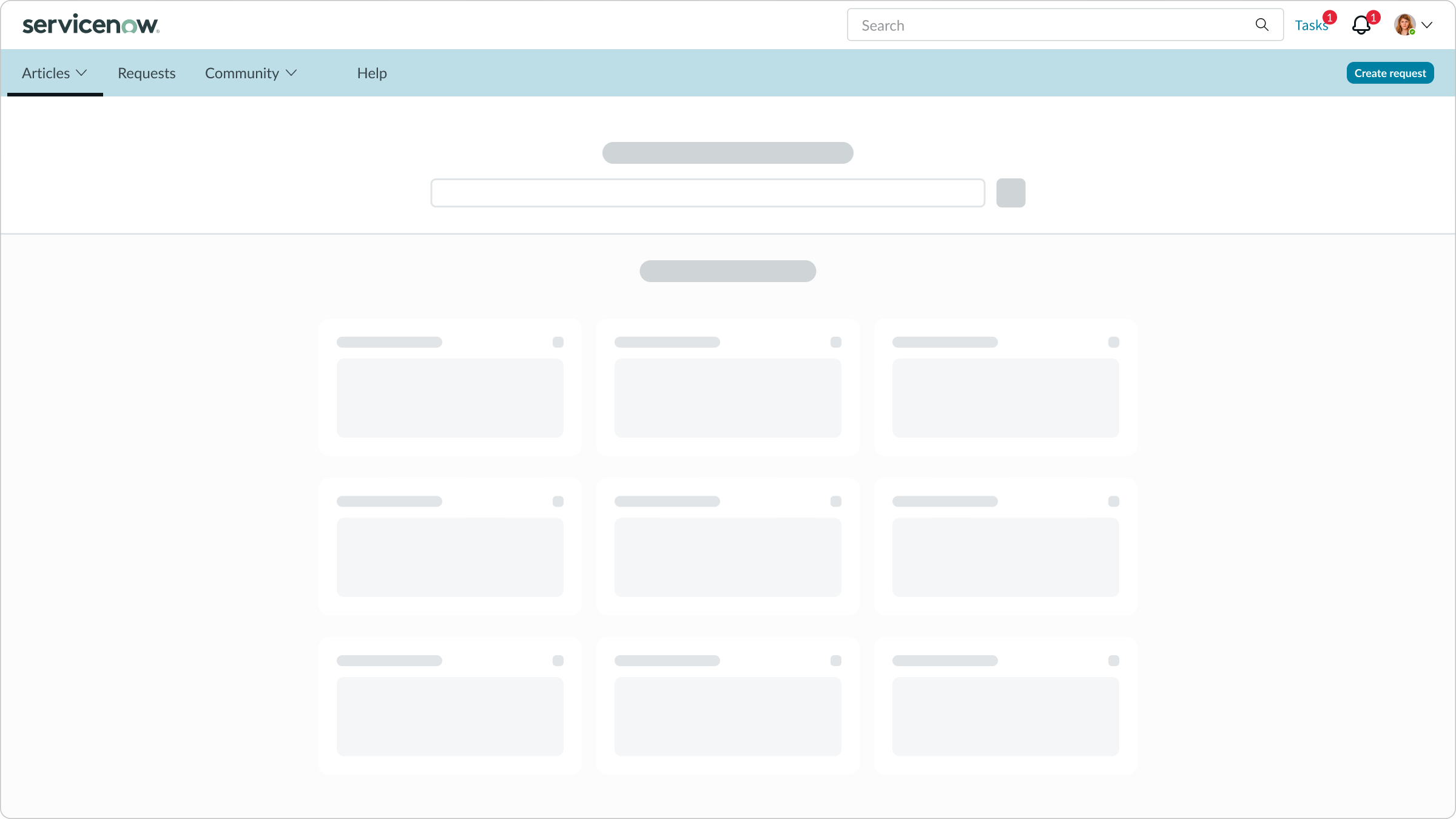 canvas header and canvas menu at the top of a page