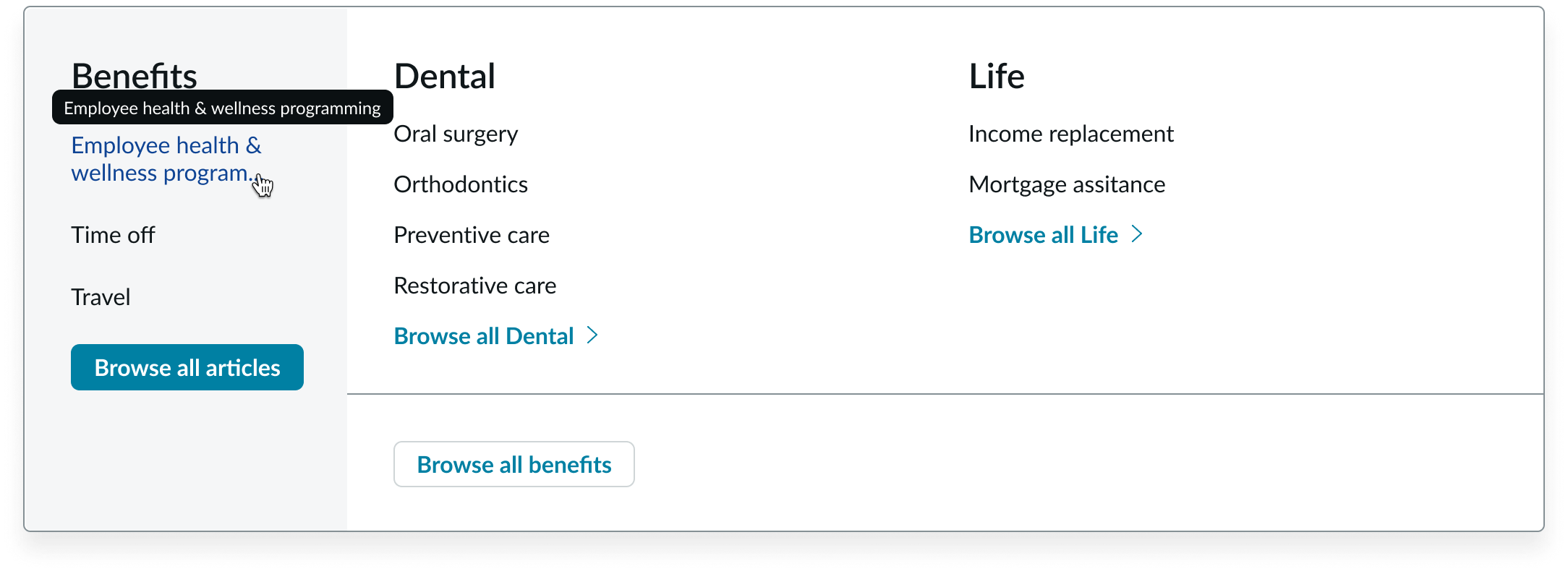 link label wraps to a second line then truncates because it exceeds the column width