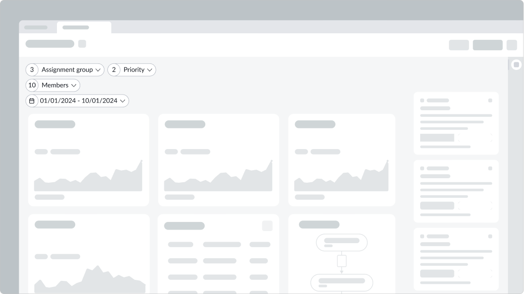 2 rows of filters on a page