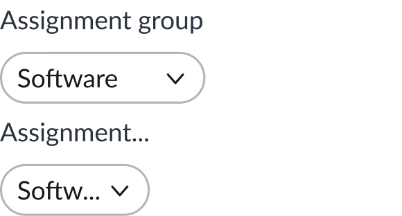 Shows how the filter label and pill contents truncates when the container shrinks