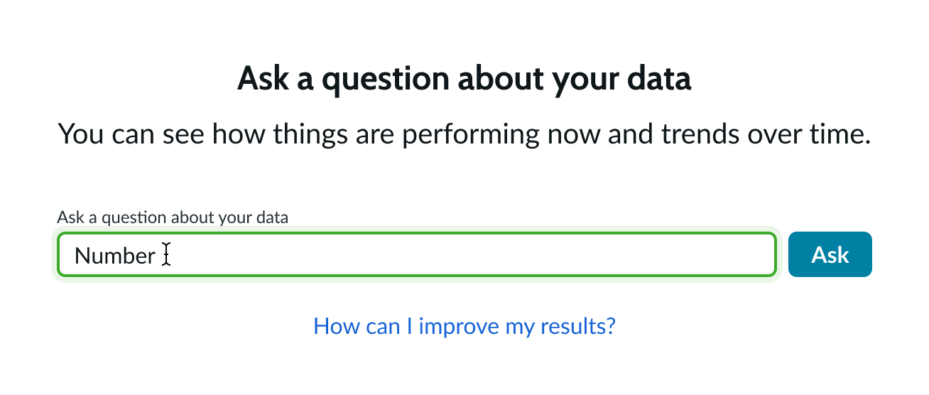 active state for the query builder