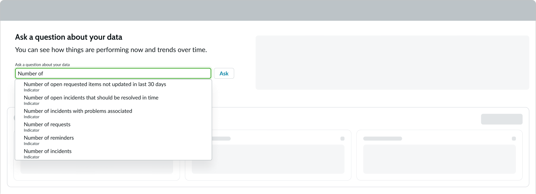 auto suggestions appear based on the user input of "inci"