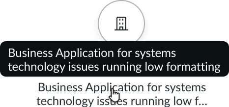 example showing truncated subheading text