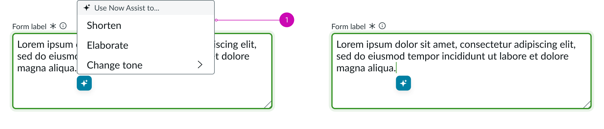 email composer component in new tab in the display