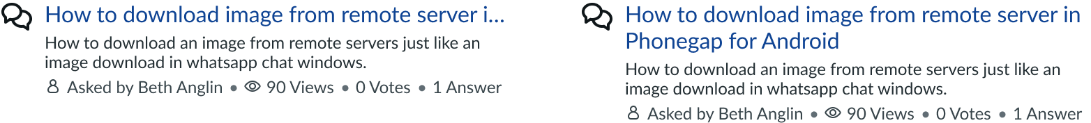 related content title configuration length