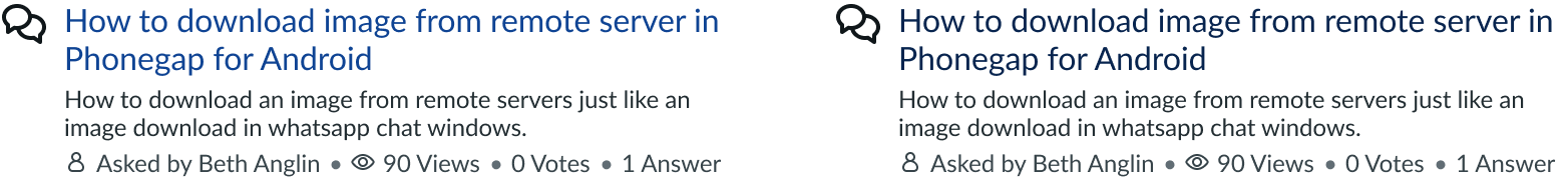 related content title configuration type