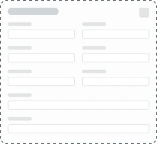 Abstract image of the form container