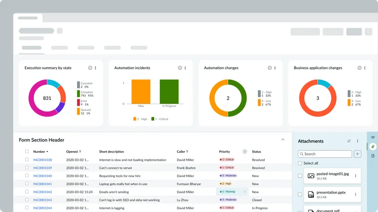 Landing page template