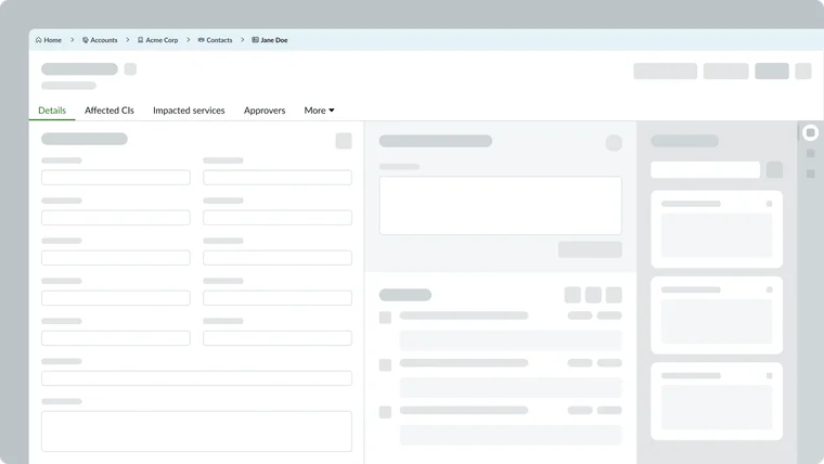 Using tabs and breadcrumbs together
