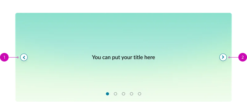 Portal banner accessibility
