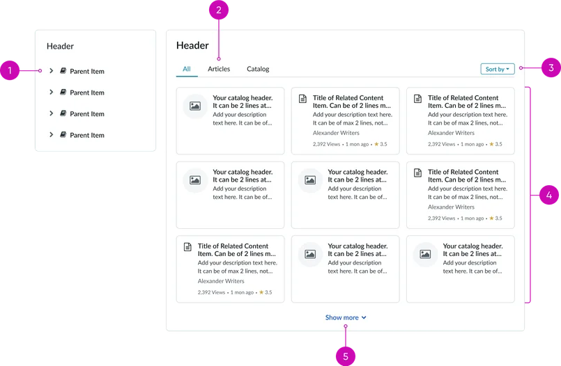 Portal browse taxonomy widget tab order