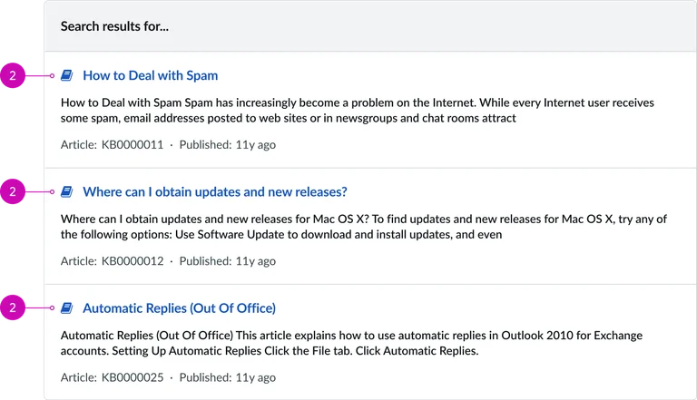 Search page widget tab order