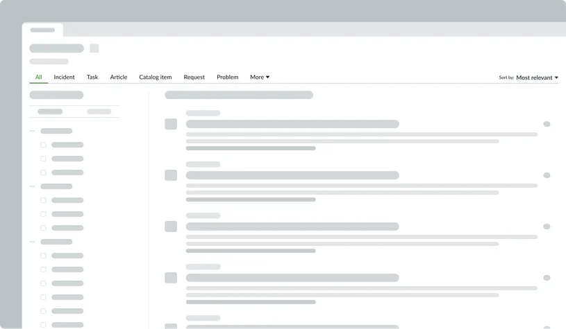 Tab filter