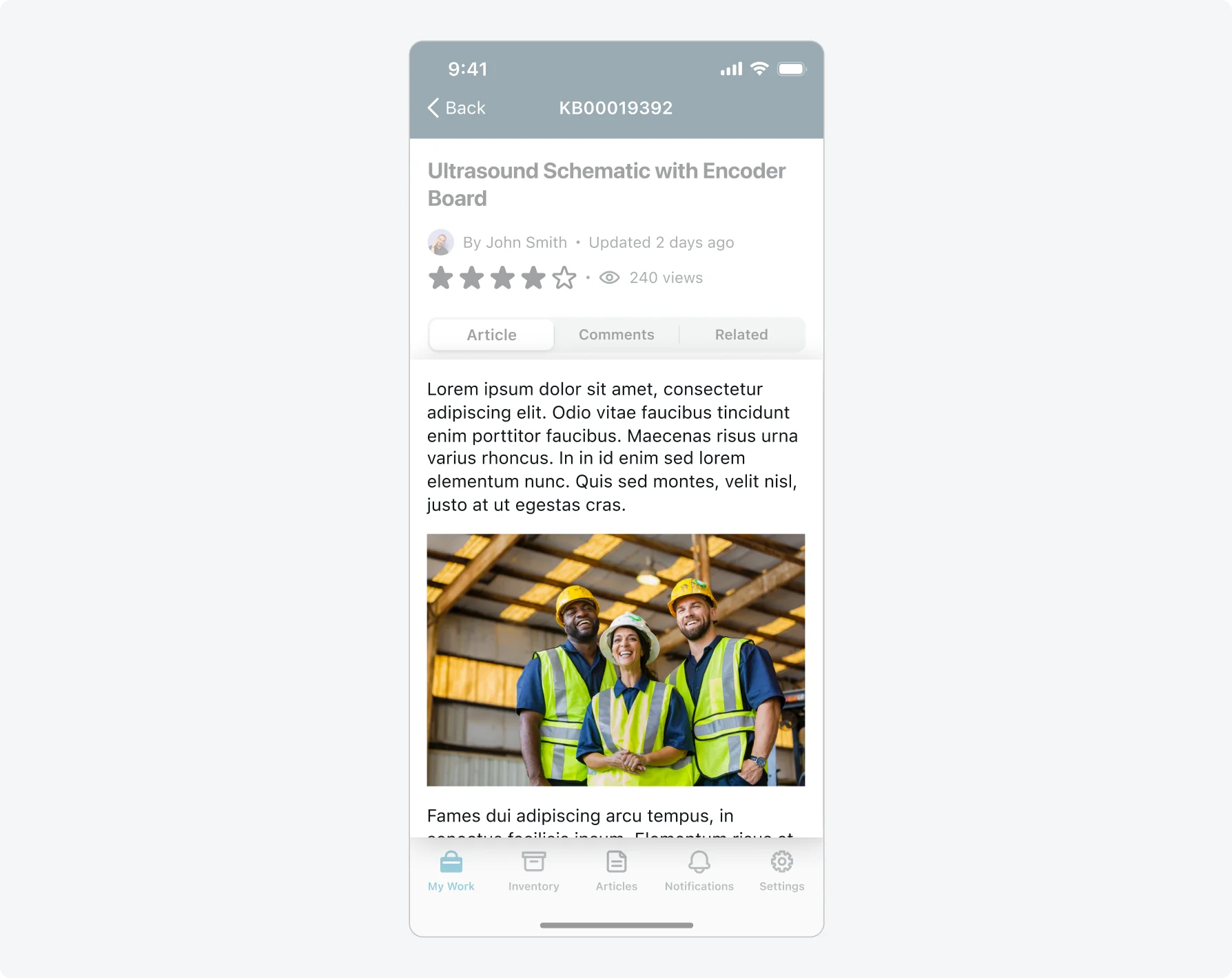 Embedded mobile web screen