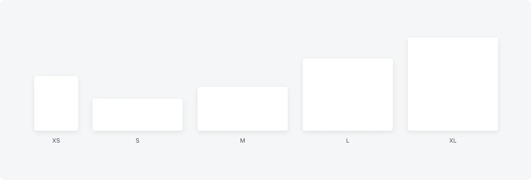 Record section - Card sizes