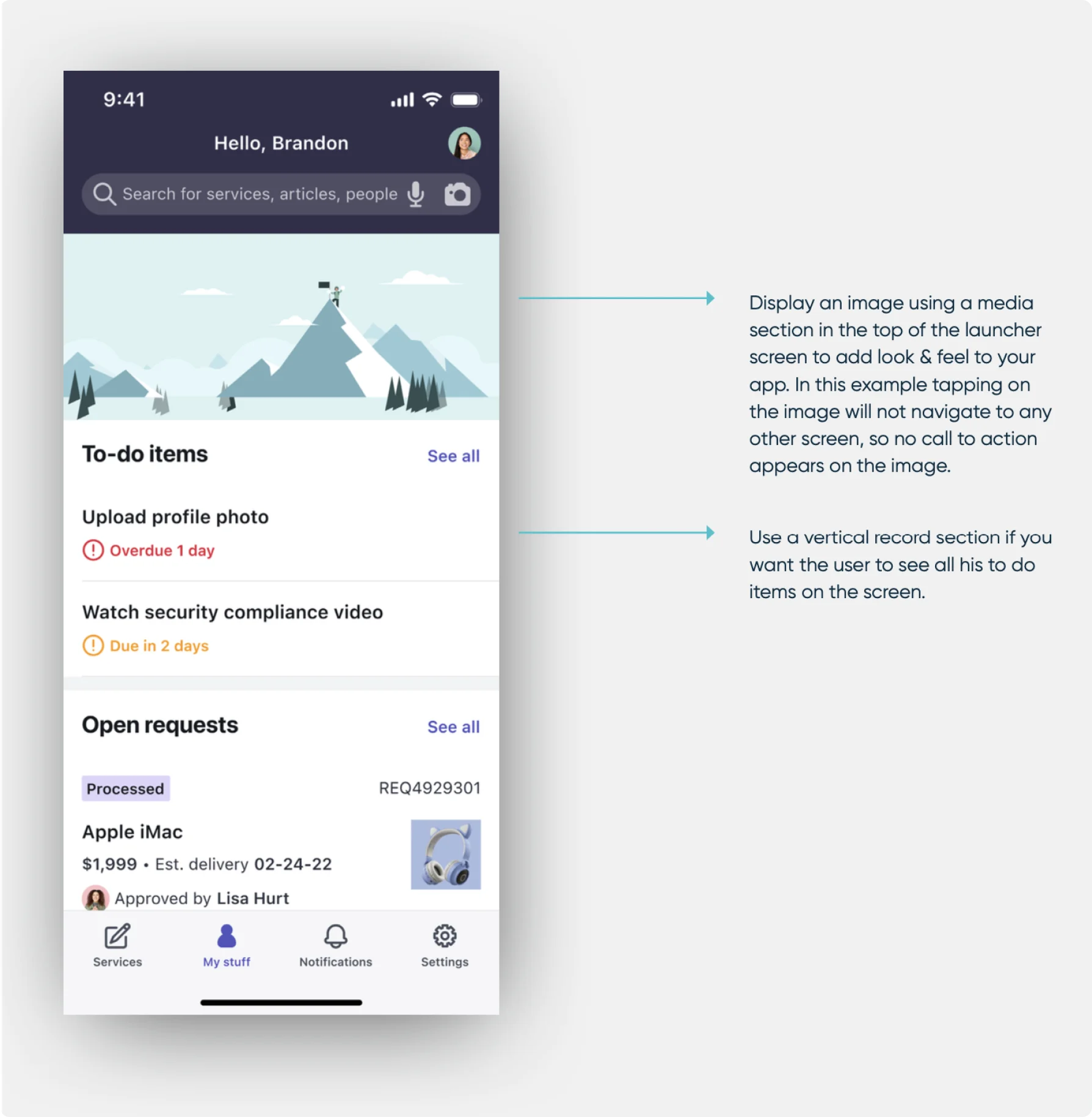 Launcher screen Examples 2