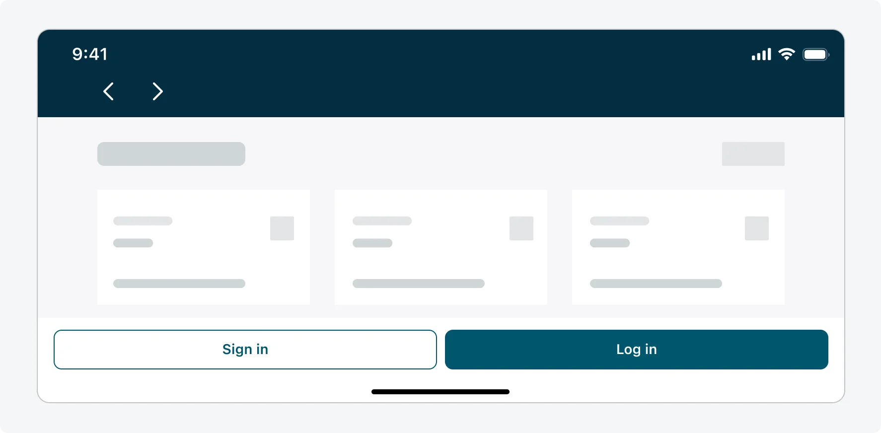 The button container width can be adjusted based on the responsive layout grid.