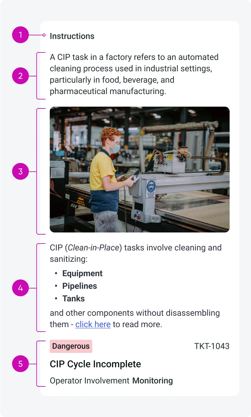 Android Descriptive elements