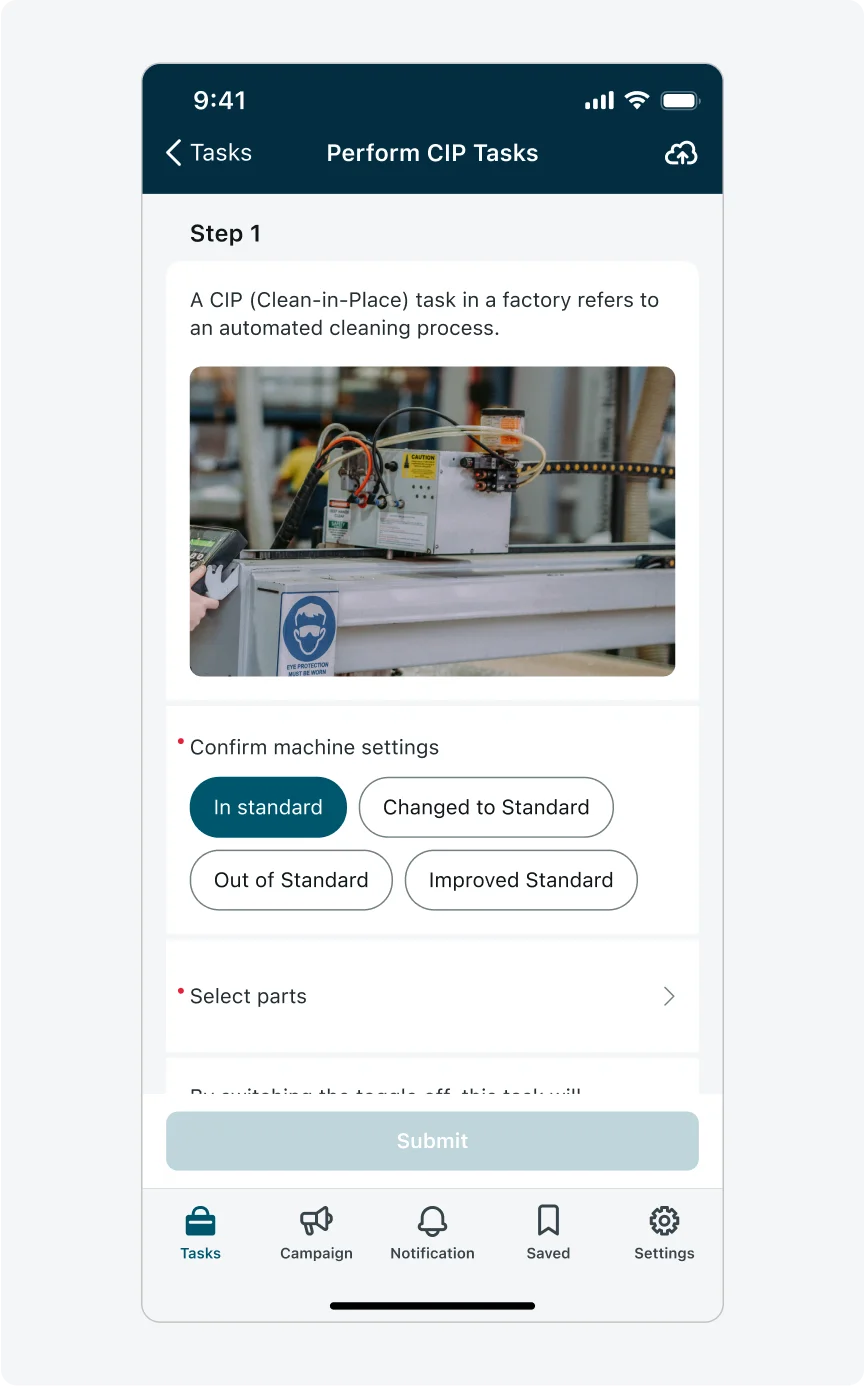 Mapped to a section: Serving as a guidance to the section