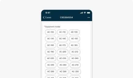 Illustration warning against displaying too many chip options on a single screen to prevent overwhelming the user.