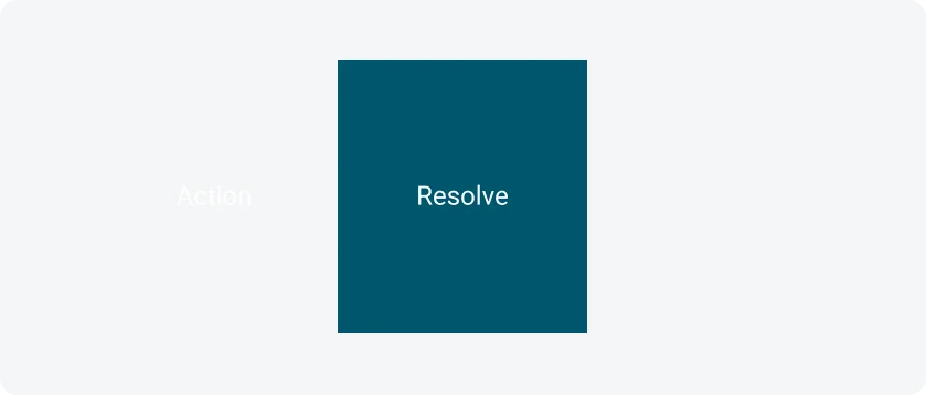 One swipe action